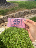 Book Club Membership Ticket Bookmark Spicy Book Trope