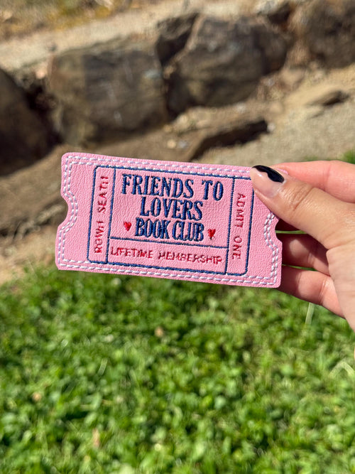 Book Club Membership Ticket Bookmark Spicy Book Trope