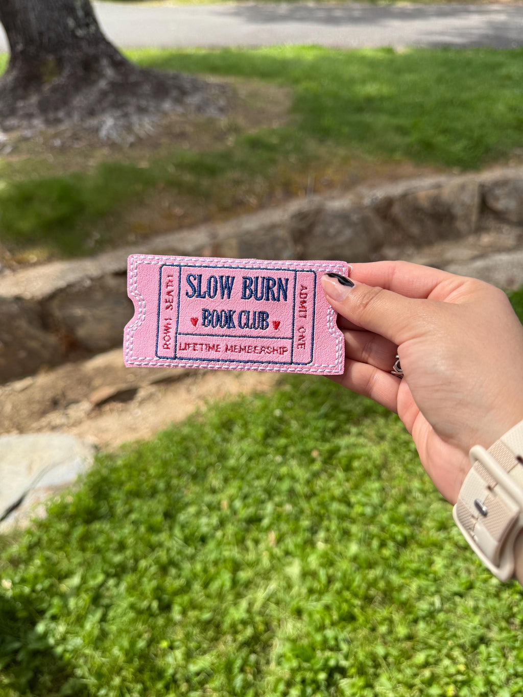 Book Club Membership Ticket Bookmark Spicy Book Trope