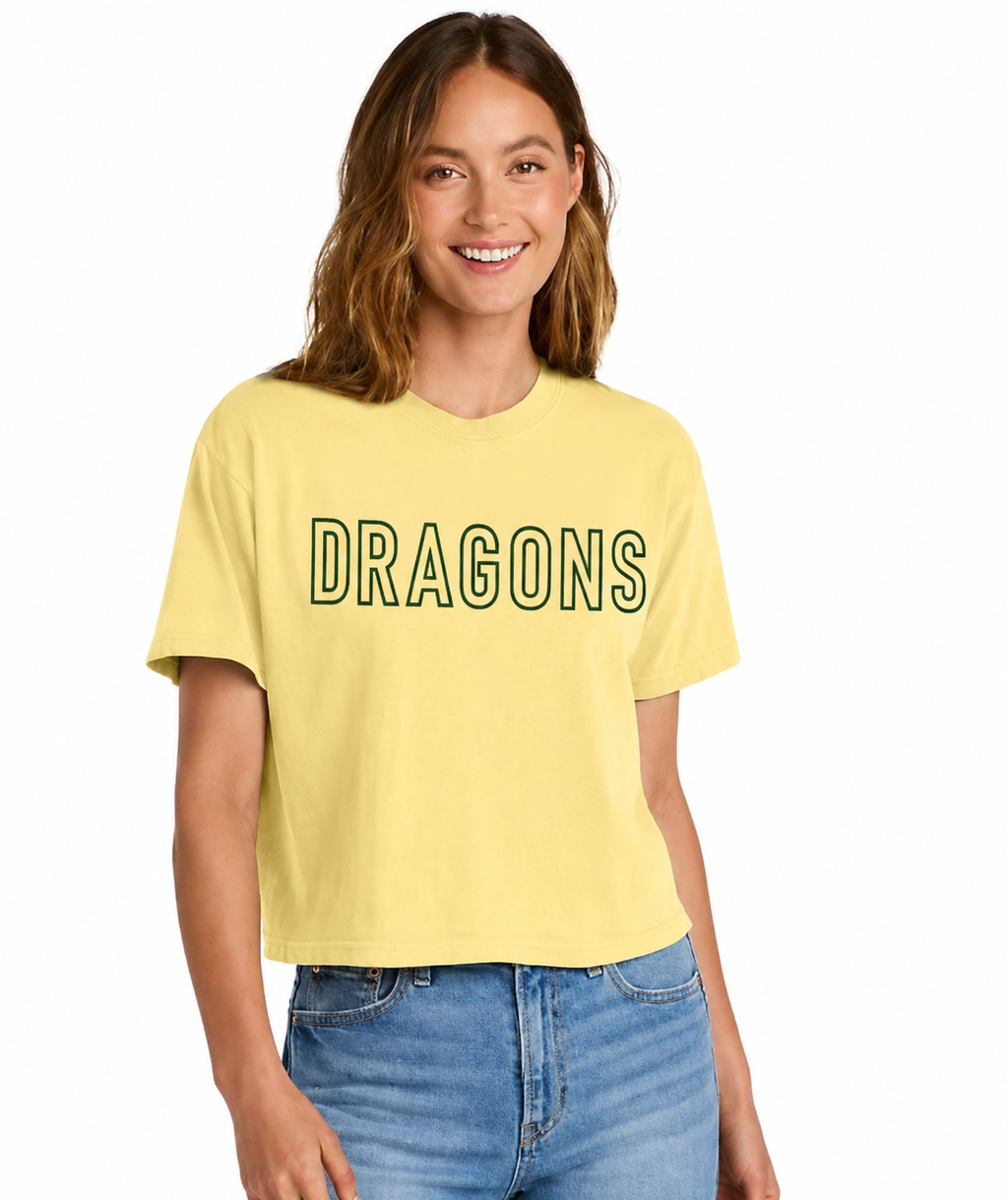 Bold Dragons 3d Embroidered Tee