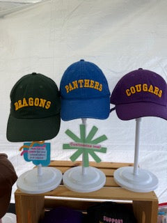 Mascot or Single Word 3D Puff Embroidered Hat