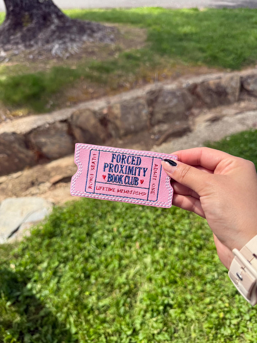 Book Club Membership Ticket Bookmark Spicy Book Trope
