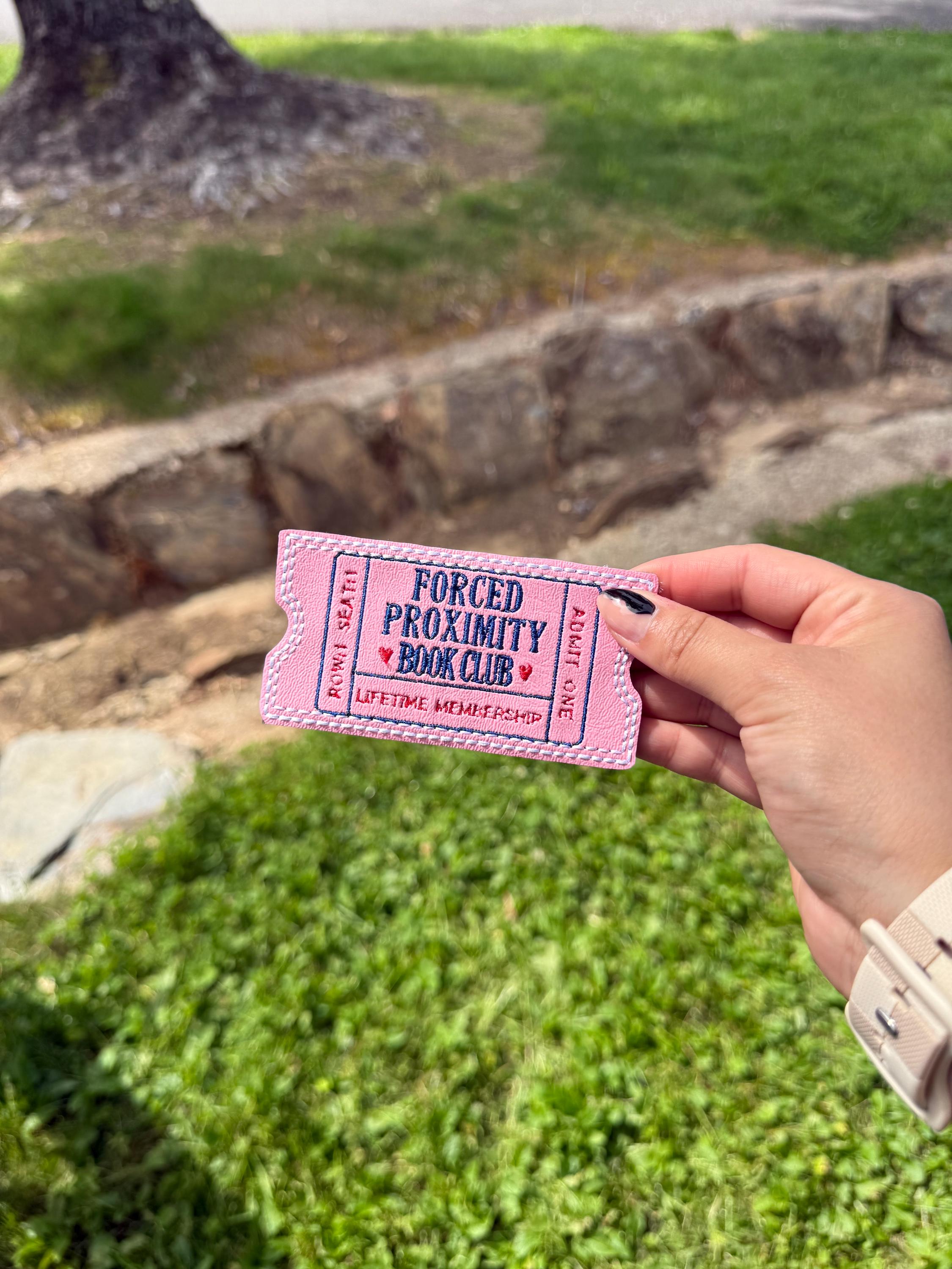 Book Club Membership Ticket Bookmark Spicy Book Trope