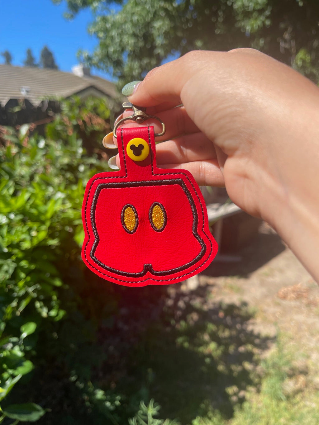 Mouse Pants Mouse Glove Bag Tag Key Fob LuggageTag