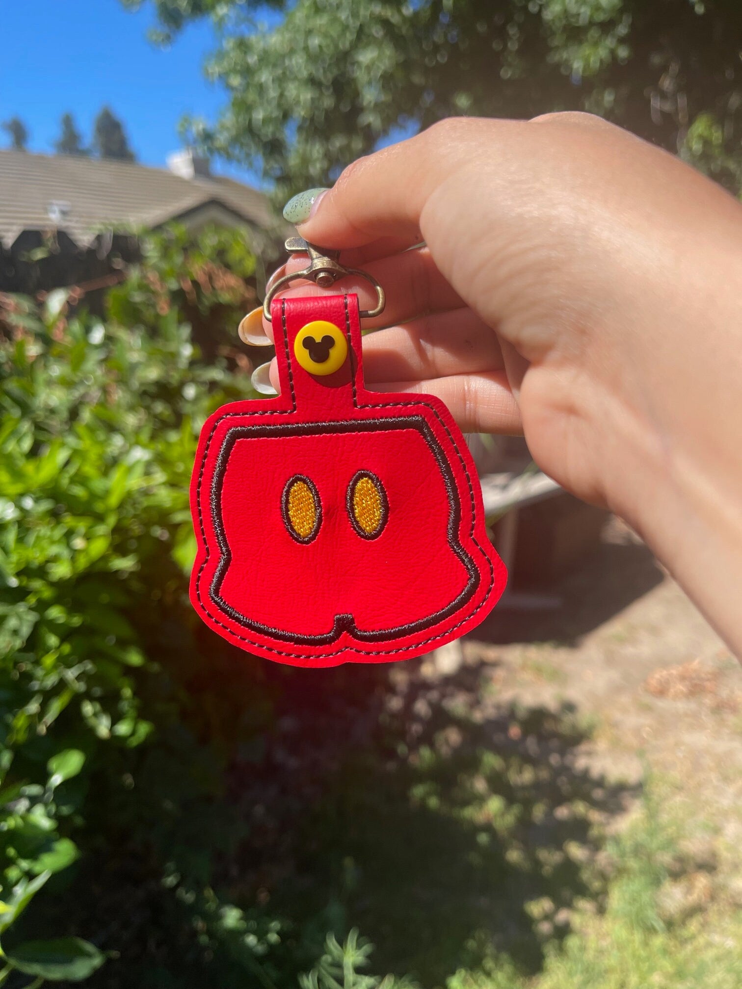 Mouse Pants Mouse Glove Bag Tag Key Fob LuggageTag