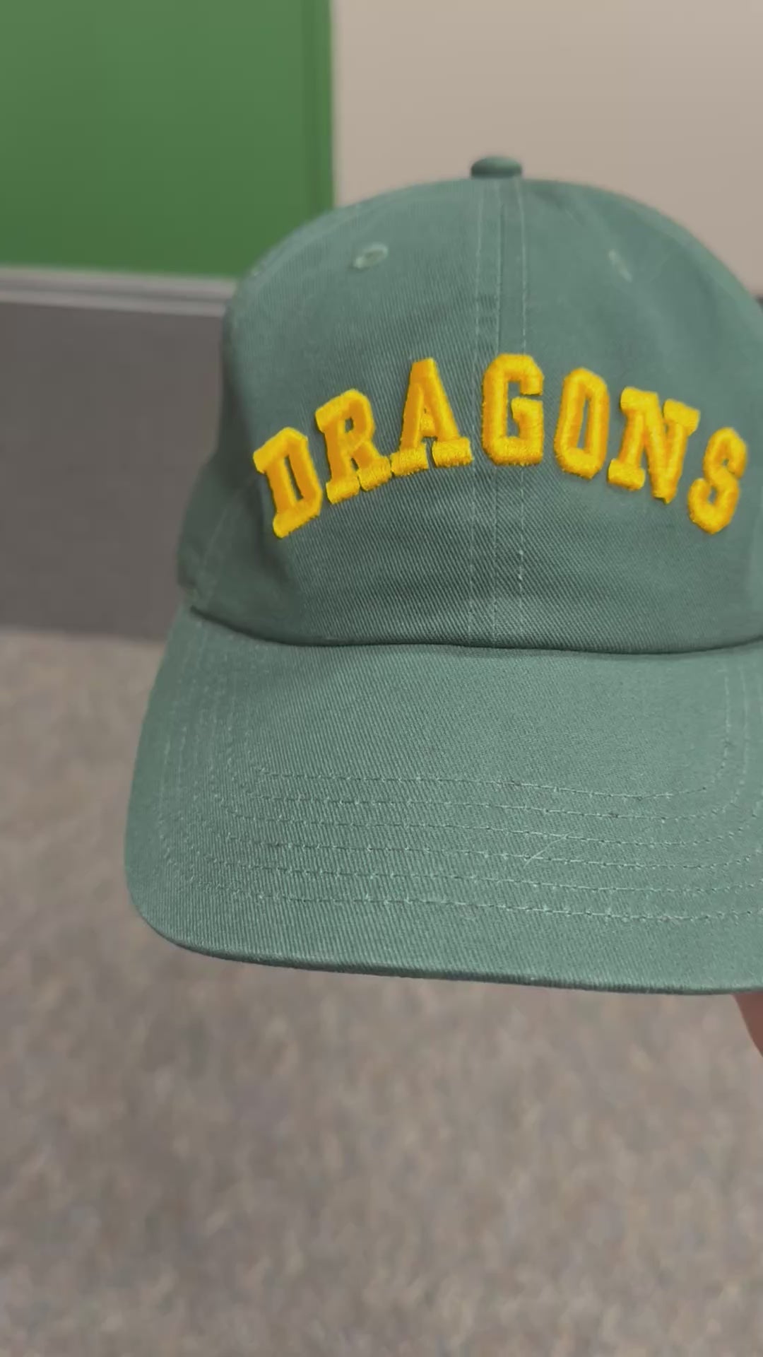 Mascot or Single Word 3D Puff Embroidered Hat